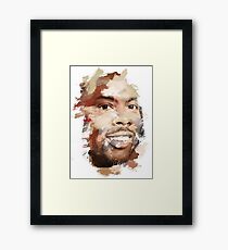 Paint-Stroked Portrait of Actor and Comedian, Chris Rock Framed Print
