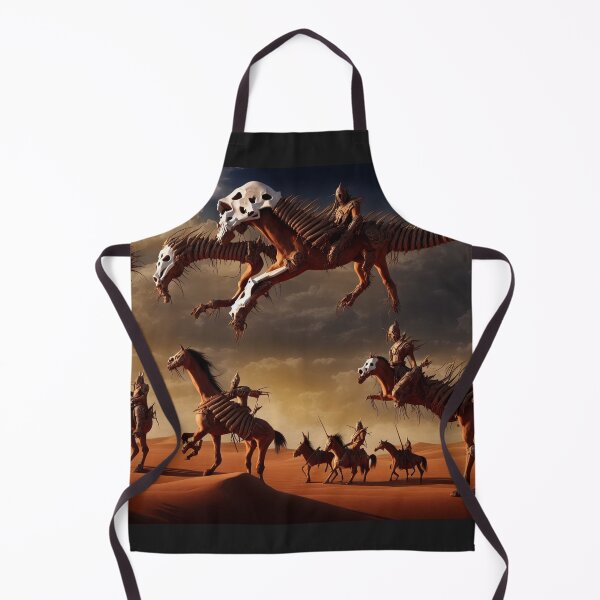 Item preview, Nightmarish undead creatures on the march in a desert designed and sold by BrachiaST.