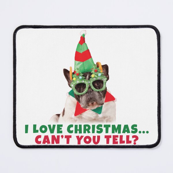 Item preview, I Love Christmas, Dog Dressed Up designed and sold by allchristmas.
