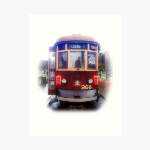 Glenelg Tram Art Print