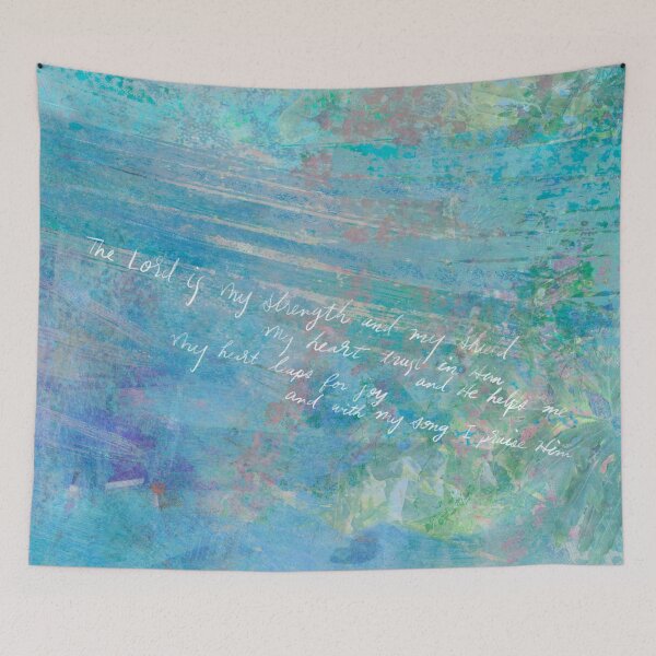 Item preview, Psalm 28:7- The Lord Is My Strength And My Shield designed and sold by joyfultaylor.