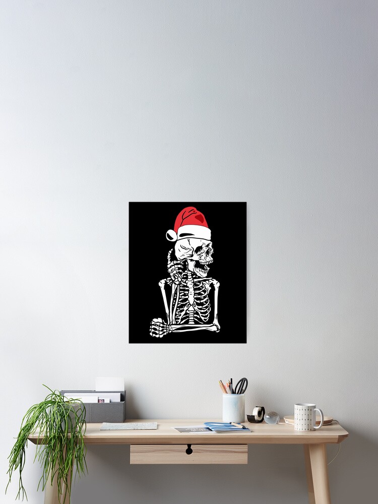 Skull Bah Humbug Christmas Funny Santa T Shirt Skull Bah Humbug Christmas Funny Santa T Shirt