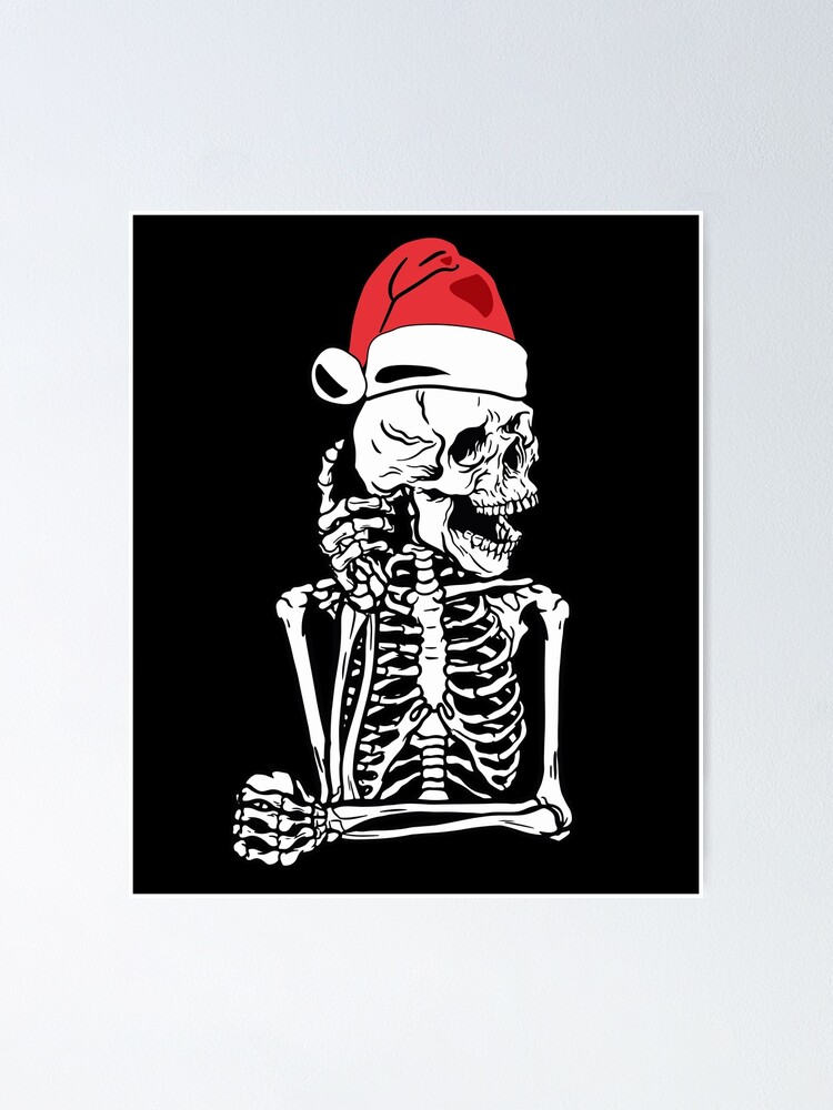 Skull Bah Humbug Christmas Funny Santa T Shirt Skull Bah Humbug Christmas Funny Santa T Shirt