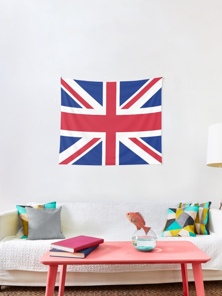 British Flag Duvet Cover Tapestry By Stickersandtees Redbubble