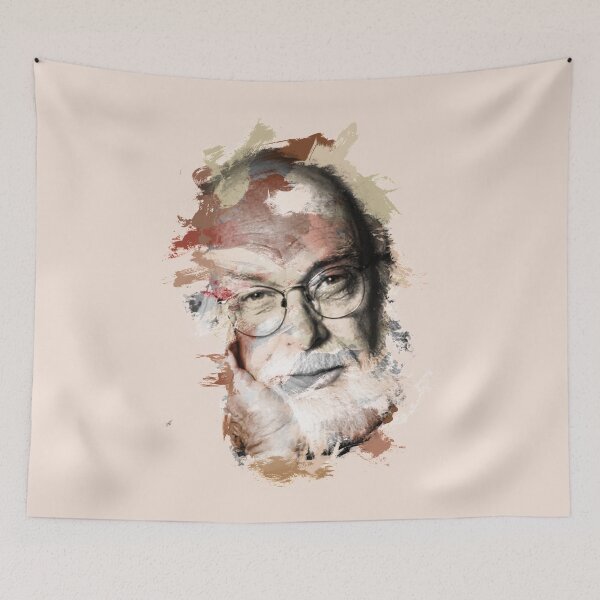Item preview, Paint-Stroked Portrait of Magician and Activist, James Randi designed and sold by ThisOnAShirt.