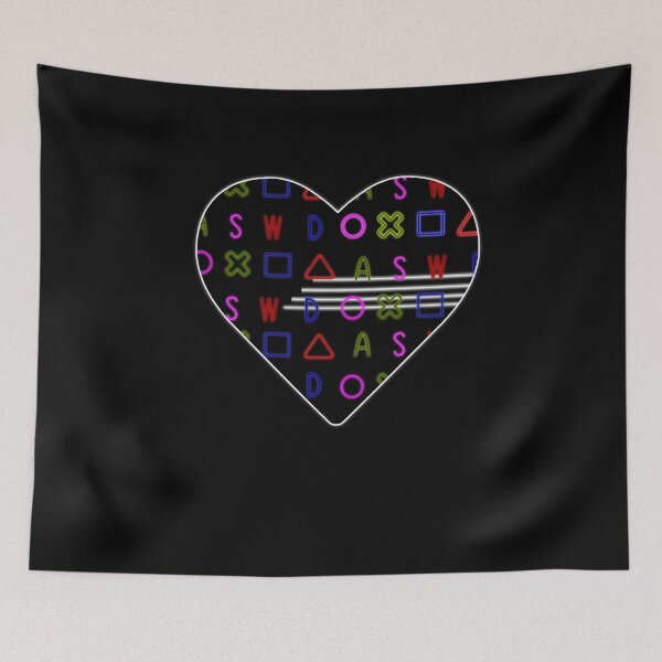 Item preview, Gamer Heart Gaming Symbols, Valentines Day Gifts for Gamers designed and sold by Merchking1.