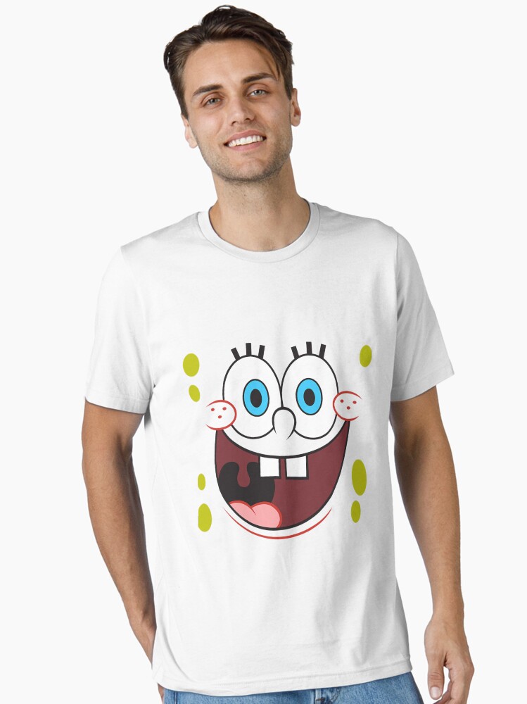 Spongebob Squarepants Bright Eyed Smiling Face T-Shirt Spongebob Squarepants Bright Eyed Smiling Face T-Shirt