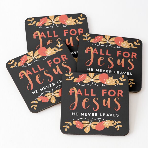 Item preview, Fall For Jesus He Never Leaves Autumn Christian Prayers designed and sold by Merchking1.