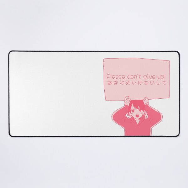 Item preview, Please don't give up! Anime motivational quote designed and sold by Kawabijutsu21.