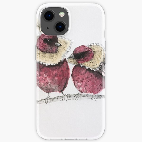 Jacobean Birds Funda blanda para iPhone