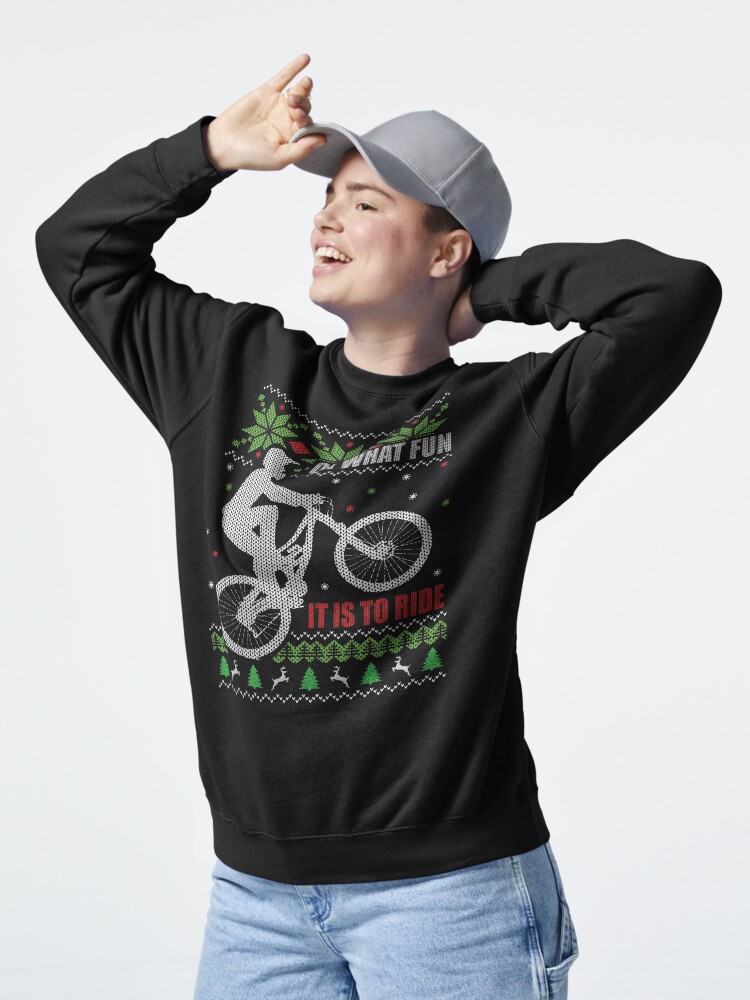 Thumbnail 5 von 7, Pullover, Mountainbike hässliches Weihnachten designt und verkauft von EstelleStar.