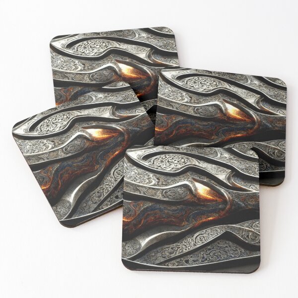 Item preview, Melting Damascus Steel designed and sold by BLADESTEM.