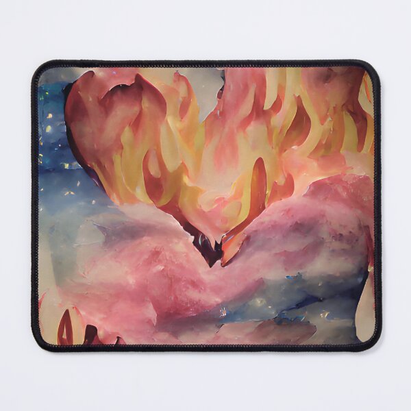 Item preview, Celestial Hearts Aflame Art designed and sold by Holisticfox.