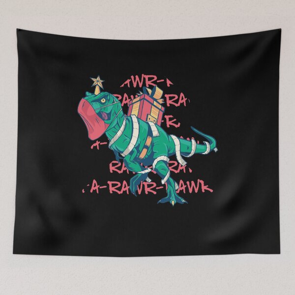 Item preview, Funny Christmas Dinosaur T Rex Christmas Tree Dino Santa designed and sold by Merchking1.
