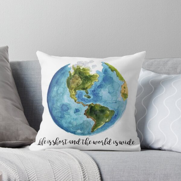 Item preview, life is short and the world is wide designed and sold by Daria Smith.