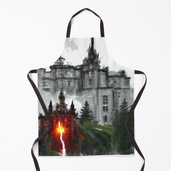 Item preview, Balmoral castle-lightning strike designed and sold by zheworkstudio.
