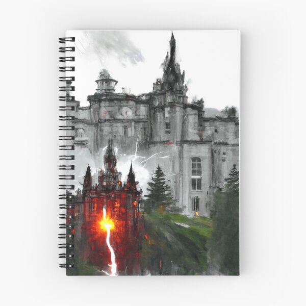 Item preview, Balmoral castle-lightning strike designed and sold by zheworkstudio.