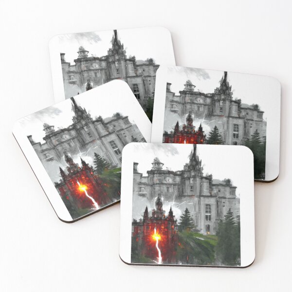 Item preview, Balmoral castle-lightning strike designed and sold by zheworkstudio.