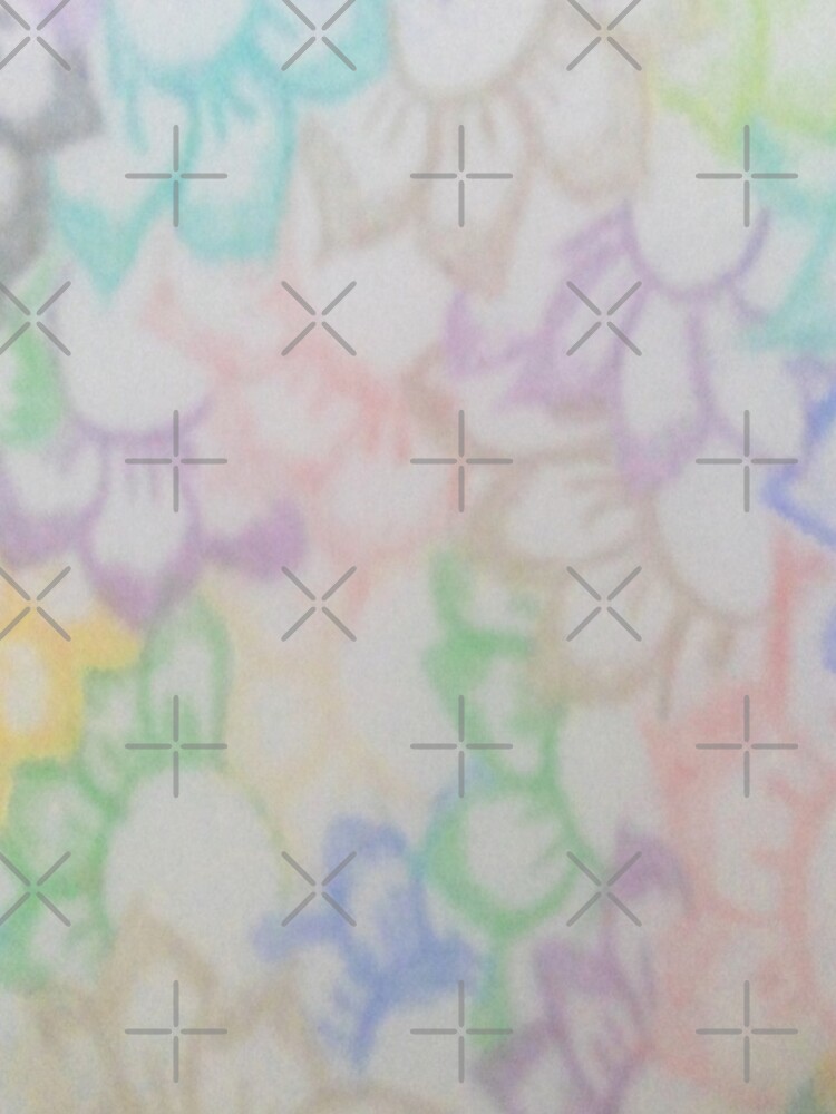Thumbnail 5 of 5, iPhone Case, Crayon Flowers designed and sold by StickerMeHappy.