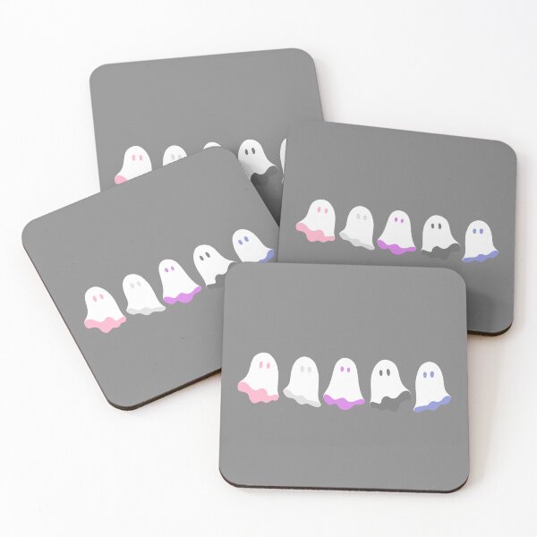 Item preview, Genderfluid Ghost Quintet designed and sold by DoesArtAndStuff.