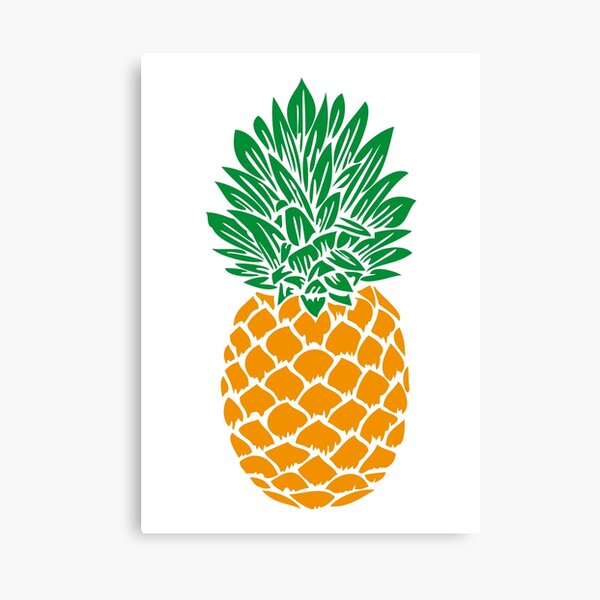 Download Pineapple Stencil Canvas Prints Redbubble SVG, PNG, EPS, DXF File