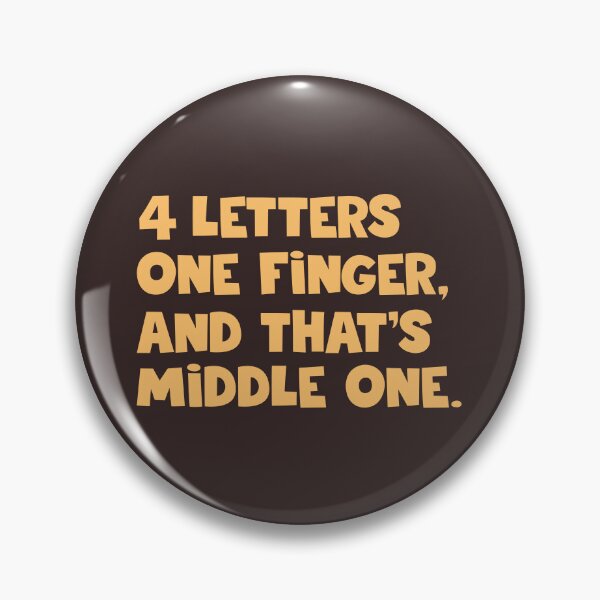 Item preview, The Middle One - Funny Vibing Quote designed and sold by Abhishek Goldar.