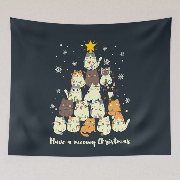 Item preview, Have a meowy Christmas designed and sold by SushiAnn.