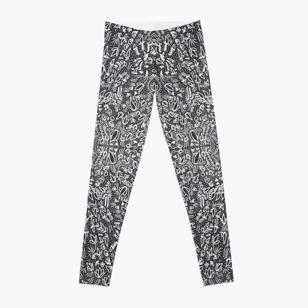 Charcoal Grey Native Print Legging