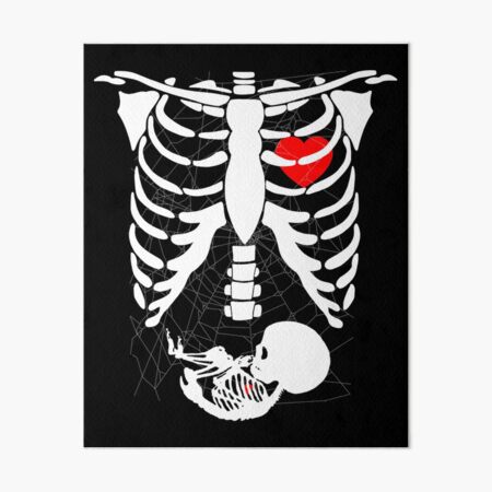 Skulls Bow Tie Skeleton Xray Rib Cage Graphic Tee Funny Humor Gifts Toddler  Halloween Kids T Shirt 