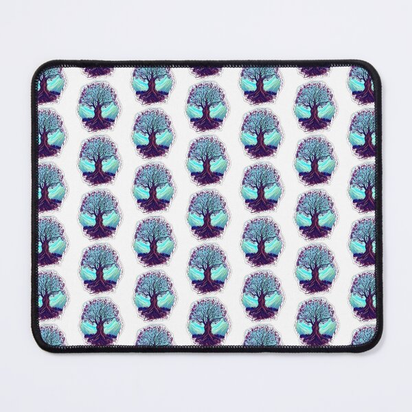 Item preview, Mystical Ancient Tree (Color, White Border, Sticker, Center, Symmetric, 1400x1400, Transparent Background) designed and sold by Digital-Davinci.