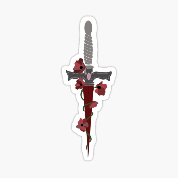 Poppy's Dagger Sticker