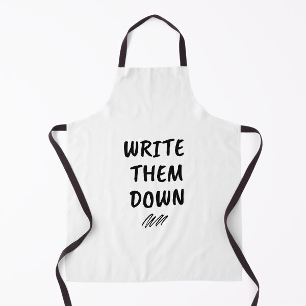 Item preview, write them down - mental health, anxiety, and journaling designed and sold by Therapy by Sen.