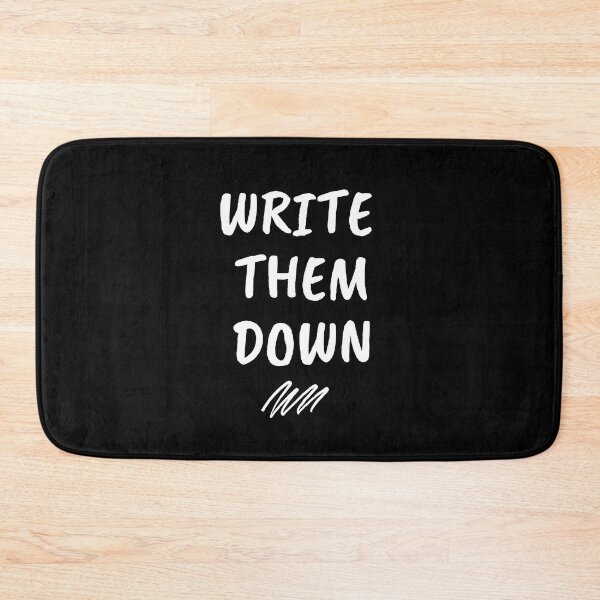 Item preview,  write them down - mental health, anxiety, and journaling designed and sold by Therapy by Sen.