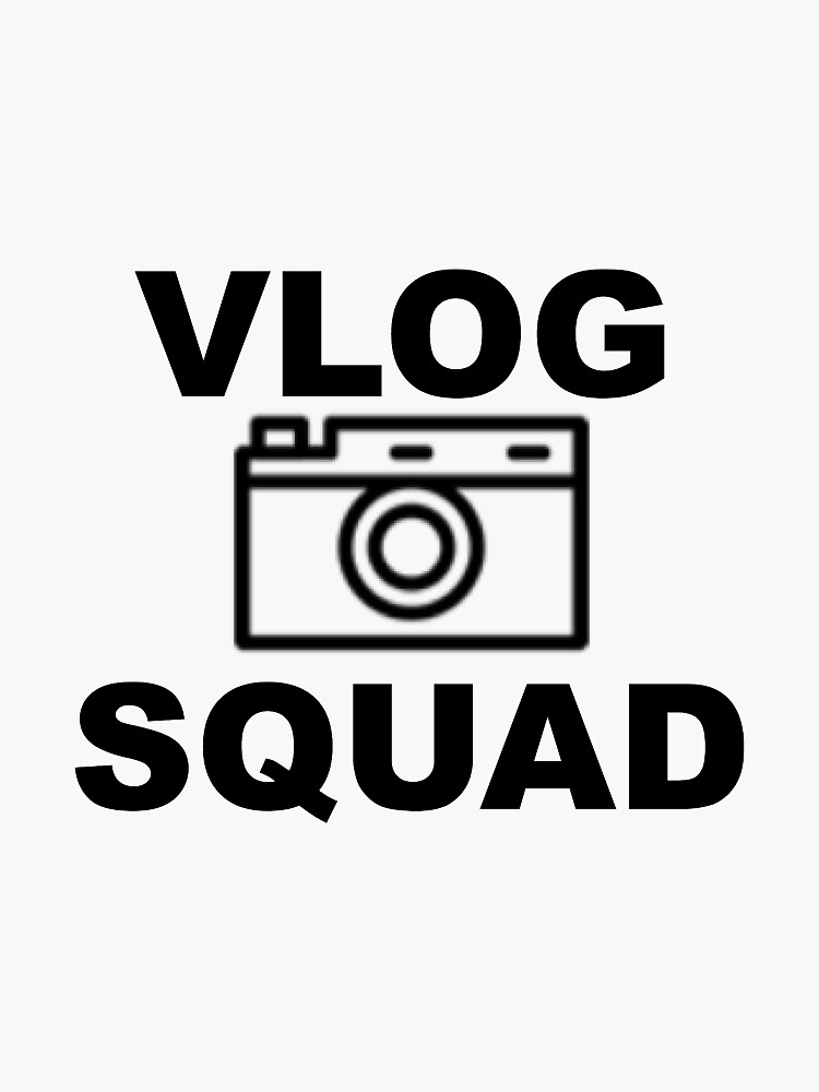 Ванг влог скуад. VLOG Squad. ВЛОГ скуад. Сквод стикер. Наклейка басс ВЛОГ.