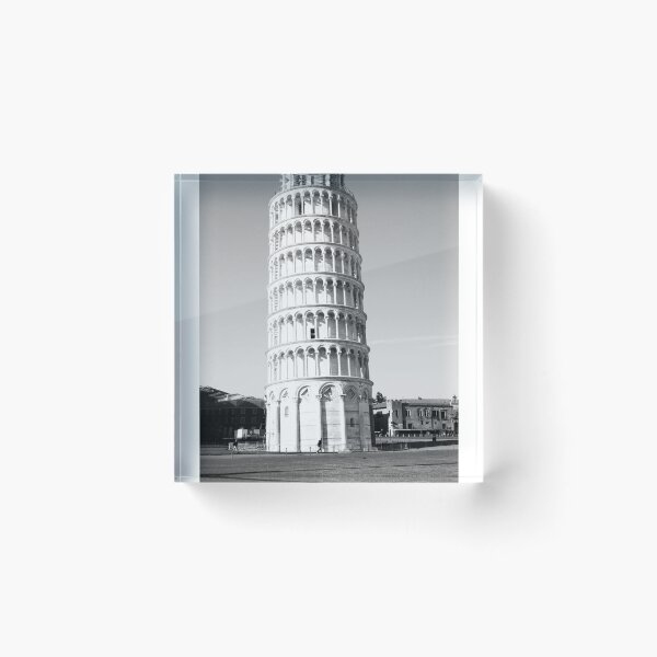 Item preview, Black and White Pisa Poster  designed and sold by faraspirre.