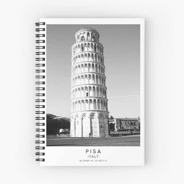 Item preview, Black and White Pisa Poster  designed and sold by faraspirre.