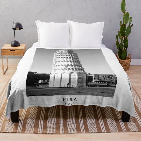 Item preview, Black and White Pisa Poster  designed and sold by faraspirre.