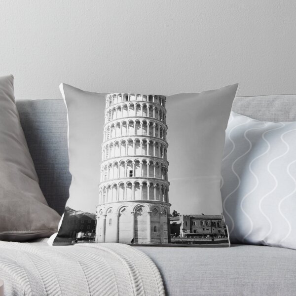 Item preview, Black and White Pisa Poster  designed and sold by faraspirre.