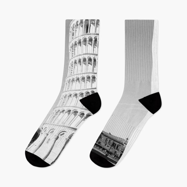 Item preview, Black and White Pisa Poster  designed and sold by faraspirre.
