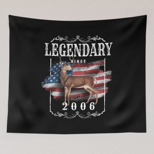 Item preview, 16 Years Old Vintage Flag Legendary Since 2006 16th Birthday designed and sold by Merchking1.