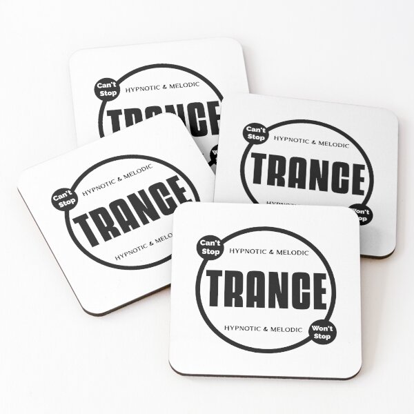 Item preview, Trance (negro) designed and sold by Discothreadz.