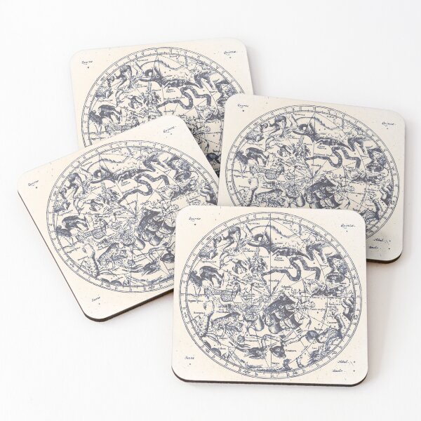 Item preview, Zodiac Star Sign Constellation Map | Ink on Paper designed and sold by Daniel Watts.