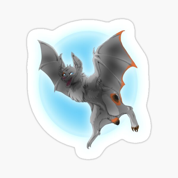 Bat-Mun Halloween 2016 print Sticker