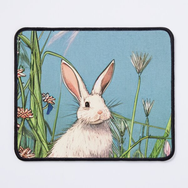 Item preview, Cute and Vintage American Rabbit Baby Bunny in Blossoms designed and sold by wigobun.