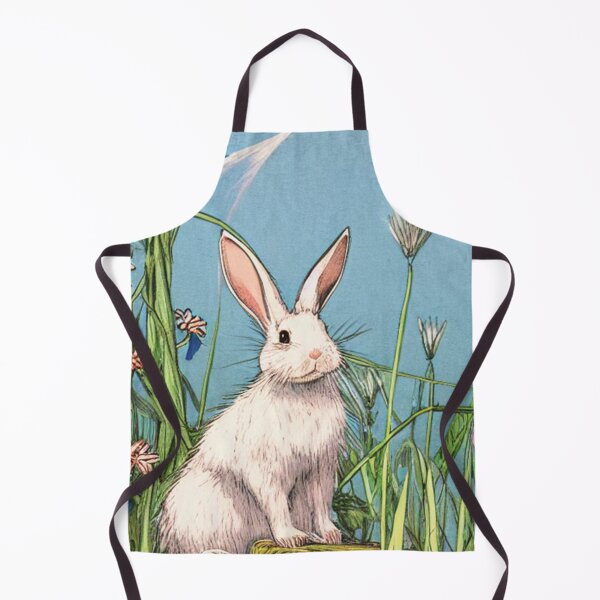 Item preview, Cute and Vintage American Rabbit Baby Bunny in Blossoms designed and sold by wigobun.
