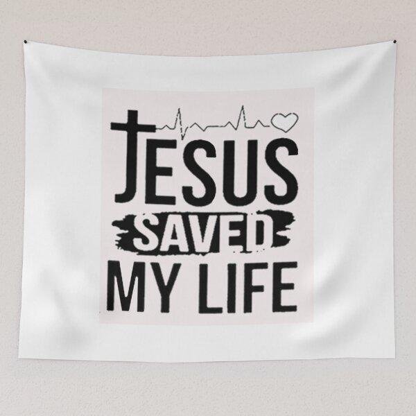 Item preview, Jesus Saved My Life designed and sold by Rowena Jones.
