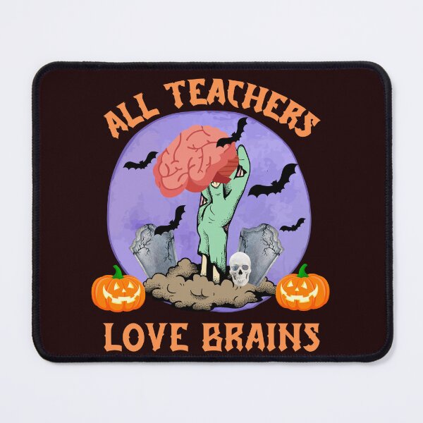 Item preview, All Teachers Love Brains, Zombie Brains designed and sold by desireedickens.