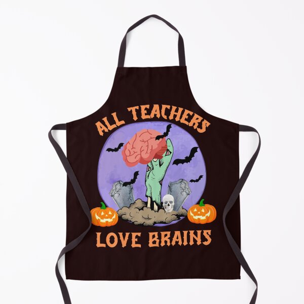 Item preview, All Teachers Love Brains, Zombie Brains designed and sold by desireedickens.