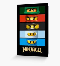 Ninjago Grußkarte