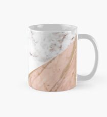 Rose Gold Marmor gemischt Tasse